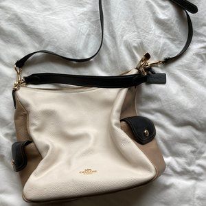 coach pennie shoulder bag - color block